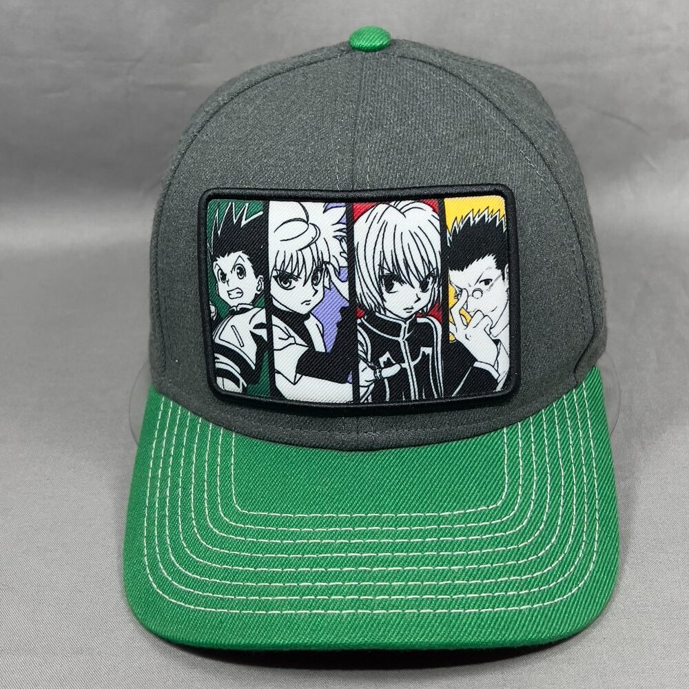 Hunter X Hunter Snapback Hat Cap Gray Gon Anime Manga Game Baseball Adult Teens